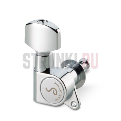 Колки 6 в линию SCHALLER 10020220.01.36 M6 Industry 135, левые, хром