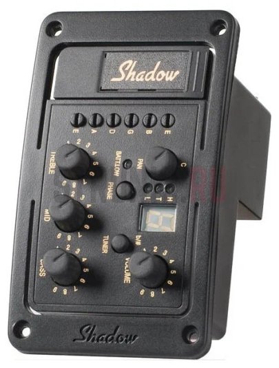Звукосниматель для акустической гитары, с тембрблоком, Shadow SH-L4020-A