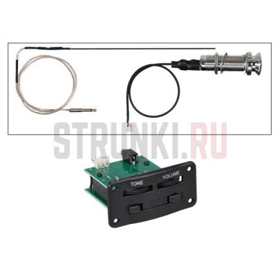 Звукосниматель с тембрблоком для укулеле, врезной, Shadow SH-JW2