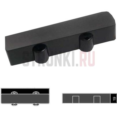 Звукосниматель басовый сингл, Belcat BJ-61-BK, черный