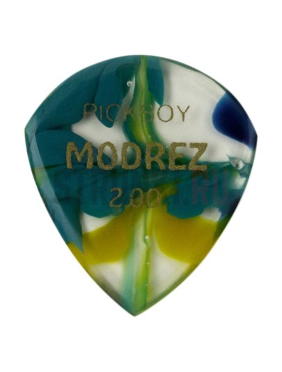Медиатор для гитары Pickboy Modrez Pick Pickboy PBMDZCLP200, разноцветный, 2 мм, 1 шт