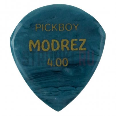 Медиатор для гитары Pickboy Modrez Pick PBMDZTQP400, разноцветный, 4 мм, 1 шт