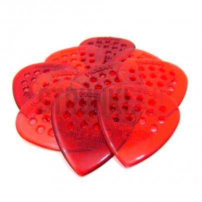 Медиатор для гитары, поликарбонат, красный, полупрозрачный, Pickboy PB36P07, 1 шт, 0.7 мм