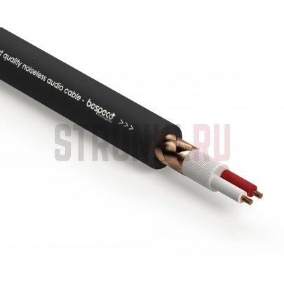 Микрофонный кабель BESPECO B/CVP100S BLK, готовый отрезок 1 м