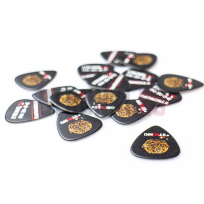 Медиатор Струнки.ру, черный, 1 мм, 1 шт.