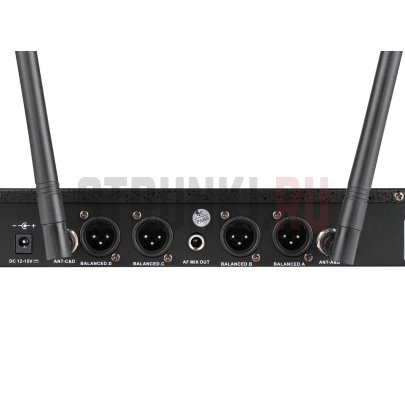 Радиосистема вокальная, LAudio LS-804-M, 4 ручных передатчика