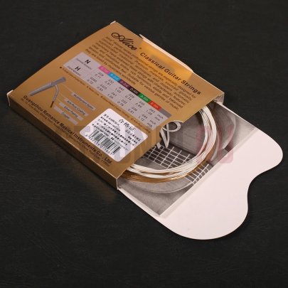 Струны для классической гитары, среднее натяжение, посеребренные, Alice AWR19-N - 28-43