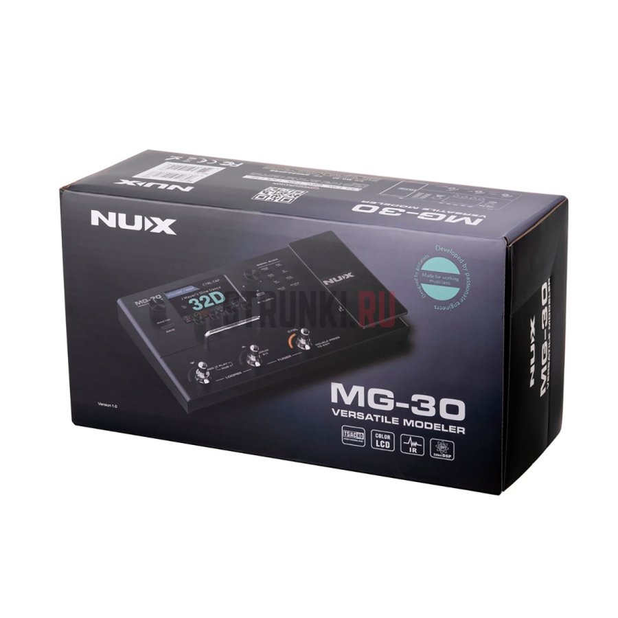 🎸 Процессор эффектов, Nux Cherub MG-30 - купить онлайн с