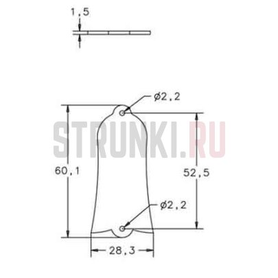 HOSCO DM-805 крышка анкера LP Custom