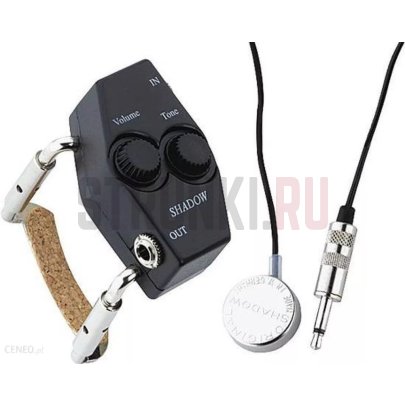 Пьезозвукосниматель с темброблоком для скрипки, Shadow SH3000, черный