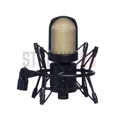 Микрофон конденсаторный, стереопара, Октава МК-105-Ч-С-ФДМ, черный, в деревянном футляре