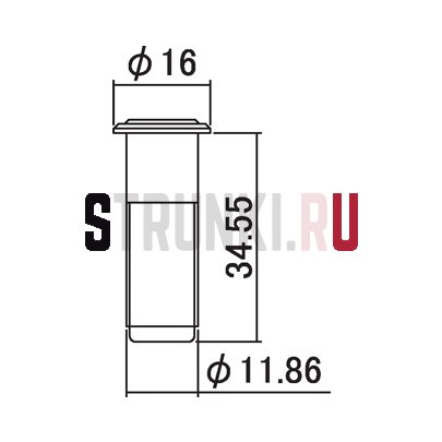 HOSCO EP-108N, разъем стерео, хром