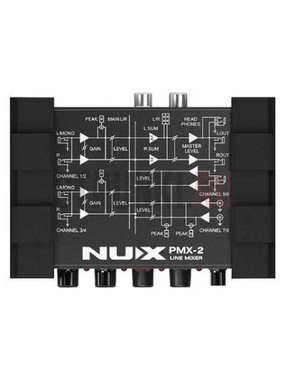 Многоканальный мини-микшер, Nux Cherub PMX-2 Multi-Channel Mini Mixer