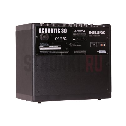 Комбоусилитель для акустической гитары, 30Вт, цифровой, Nux Cherub ACOUSTIC-30