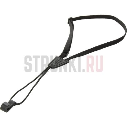 Ремень для классической гитары, укулеле, хлопок Levy's M22-BLK Folk Series, чёрный