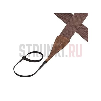 Ремень для акустической гитары, хлопок Levy's MC8A-BRN Folk Series, коричневый