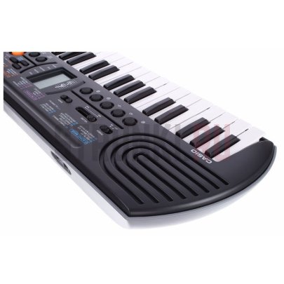 Синтезатор Casio SA-77, 44 клавиши, черный/серый