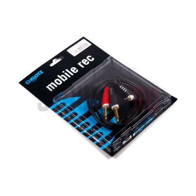 Коммутационный кабель, 3.5мм-2x6.35мм, 1 м, Klotz AY5-0100 