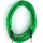 Гитарный кабель Jack TS 6.3мм - Jack TS 6.3мм 10м, 24AWG, 0.22мм, зеленый, прямой-прямой, AuraSonics J63J63-10TGR