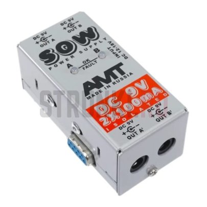 Модуль питания DC-9V 2x100mA АМТ Electronics PSDC9-2 SOW PS-2