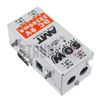 Модуль питания DC-9V 2x100mA АМТ Electronics PSDC9-2 SOW PS-2