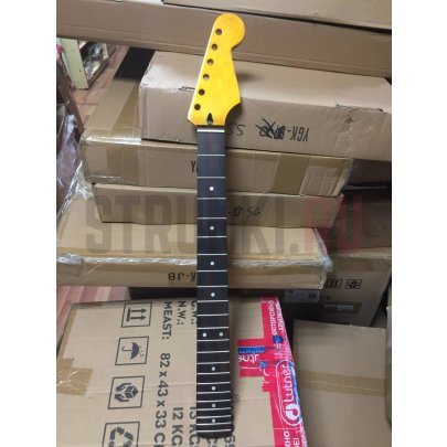 Гриф для электрогитары Stratocaster, кленовый, 22 лада, Bestwood ST M4 High Gloss