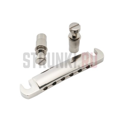 Стоп-бар Musiclily MX2621NK для электрогитары LP Style, никель