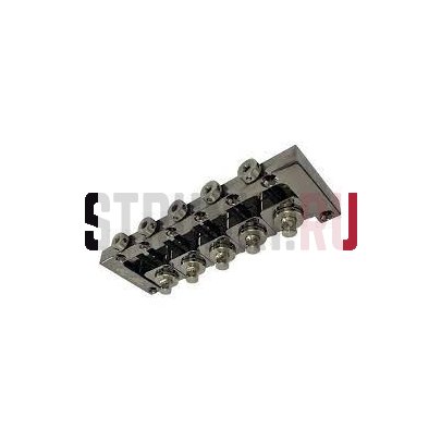 Бридж для 5-струнной бас-гитары Ray Ross RRB519BN, Saddle-Less, cosmo black