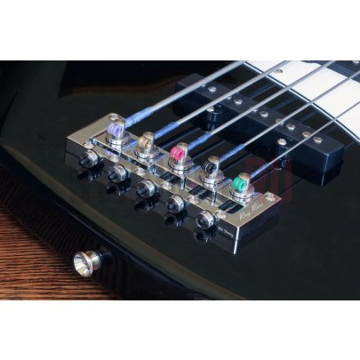 Бридж для 5-струнной бас-гитары Ray Ross RRB519C, Saddle-Less, хром