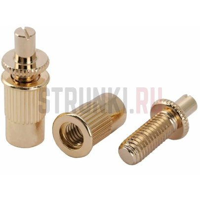 Футорка Musiclily MX2209GD бриджа Tune-O-Matic Nashville, 2шт, золото