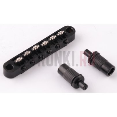 Бридж Partsland BM-005-BK Tune-O-Matic, черный