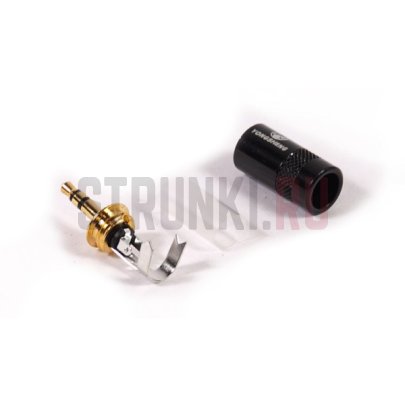 REAN YS231L-BG, миниджек 3,5 мм стерео, металл Professional