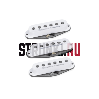 Комплект звукоснимателей SSS для Strat Seymour Duncan 11201-19-W Psychedelic Strat, белый