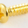 PARTSLAND WO2913GD, cаморез для панели LesPaul (2.9x13mm), позолота