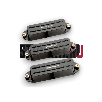 Комплект рельсовых звукоснимателей HHH для Strat Seymour Duncan 11208-02-b Hot Rails Strat, черный