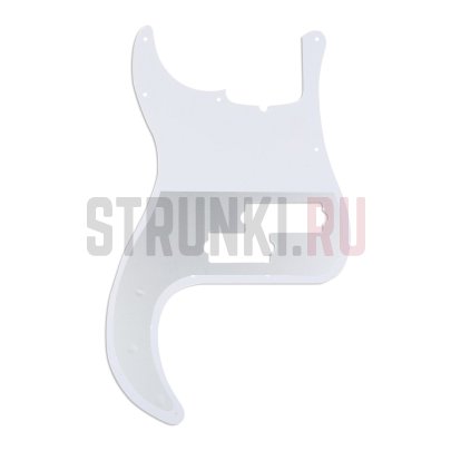 Панель для оригинального Fender Precision Bass, Musiclily MX1395WH, для 5-струнных, трехслойная, белая