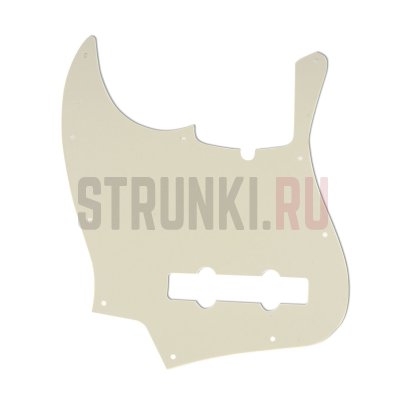 Панель для оригинального Fender Jazz Bass, Musiclily MX1393CM, для 5-струнных, трехслойная, кремовая
