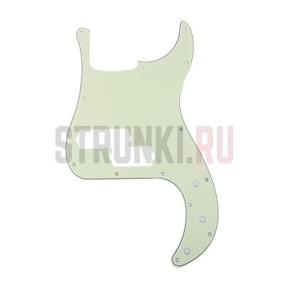Панель для оригинального Fender Precision Bass Mexico, Musiclily MX1396MT, для 5-струнных, трехслойная, мятно-зеленая