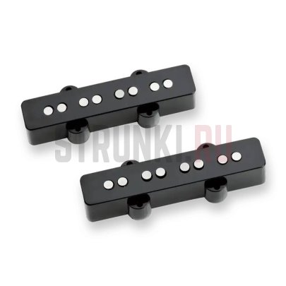 Комплект звукоснимателей для бас-гитары Seymour Duncan 11401-06-noL Heavy Weather for Jazz Bass, черный