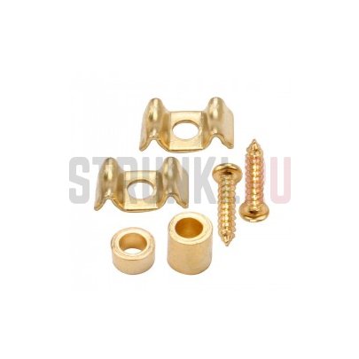 Комплект ретейнеров гитарных Musiclily MX0654 fender vintage style fender vintage style, позолота