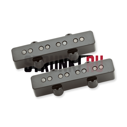 Комплект звукоснимателей для бас-гитары Seymour Duncan 11044-03 Antiquity for Jazz Bass, черный