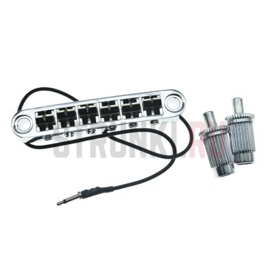 Бридж Tune-O-Matic Parts с пьезодатчиком, хром