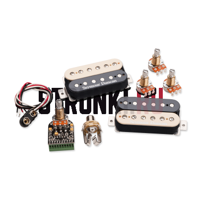 Комплект звукоснимателей HH Blackouts® HB Coil Pack System Seymour Duncan 11106-62-Z, зебра