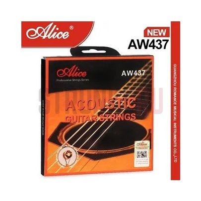 Струны для акустической гитары Alice AW437-XL, бронза 90/10, 10-47