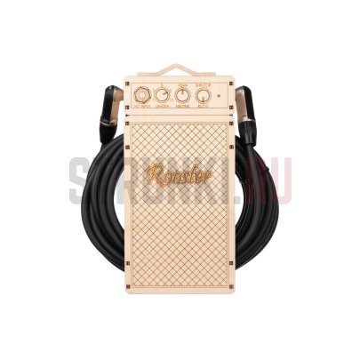 Кабель инструментальный Jack-Jack, Rooster RUS0606, моно, 6м, угловой-угловой