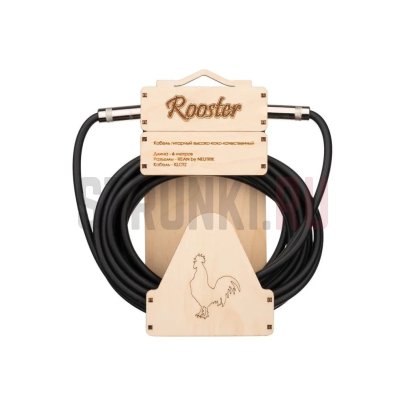 Кабель инструментальный Jack-Jack Rooster RUS1106, моно, 6м, прямой-прямой