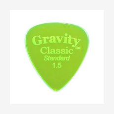 Медиатор GRAVITY PICKS GCLS15P Gravity Classic, зеленый, 1.5 мм, 1 шт