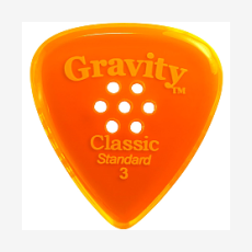 Медиаторы GRAVITY PICKS GCLS3PM Classic Standard, оранжевые, 3,0 мм, 1 шт.