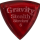 Медиатор Gravity Picks GSSS6P Stealth Standard, красный, 6 мм