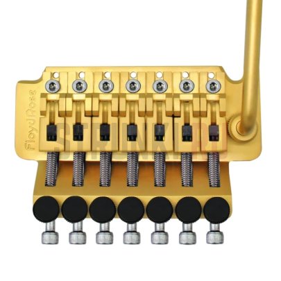 Тремоло система Floyd Rose Original Hot Rod Series FRTCS300SSS, 7 струн, сустейн блок - 37 мм, матовое золото